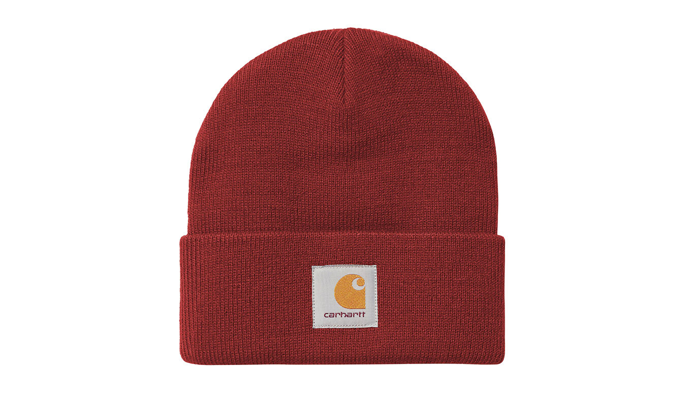 Čiapka Carhartt WIP Short Watch Hat červená