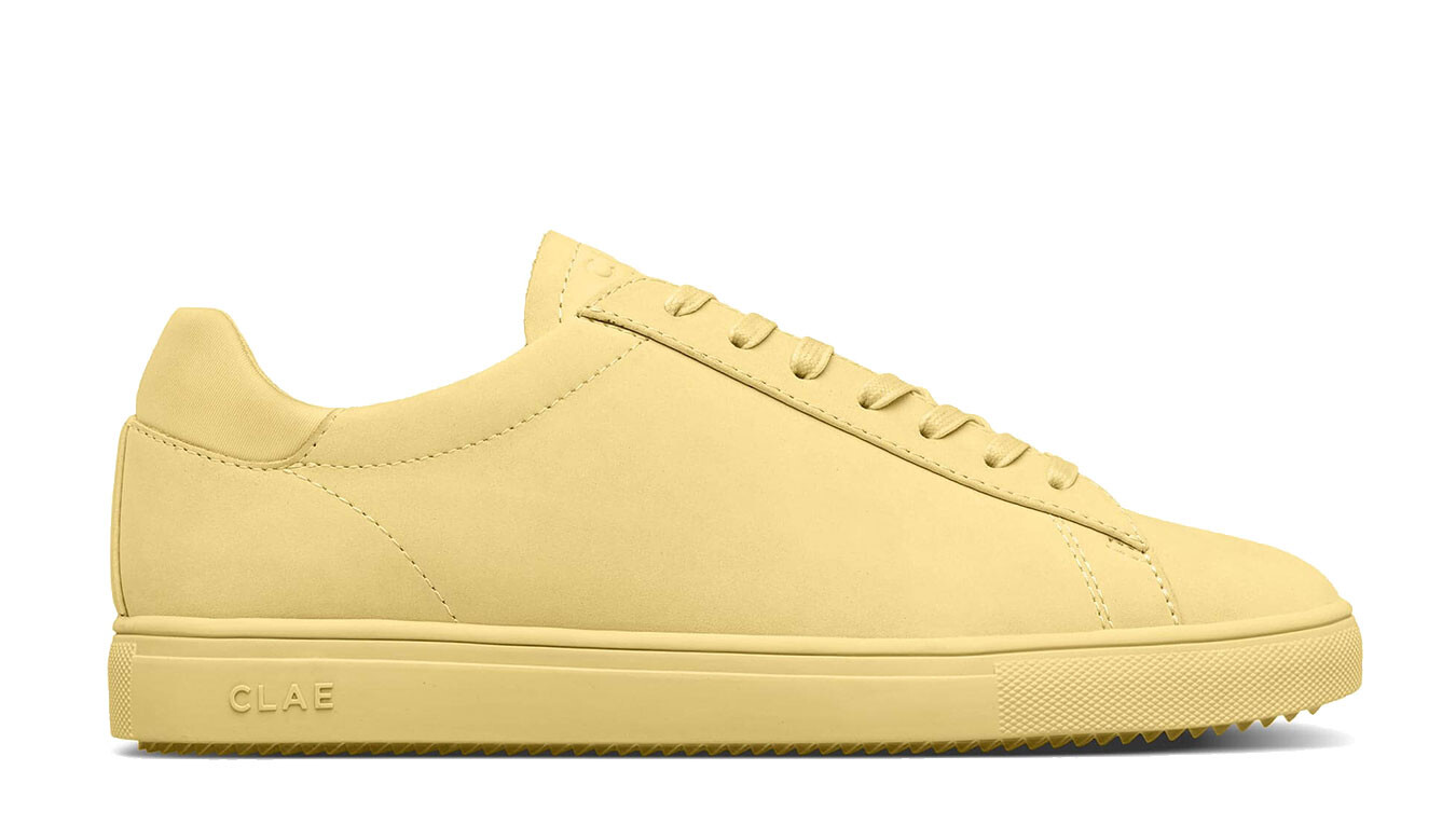 Tenisky Clae Bradley Pale Banana Nubuck