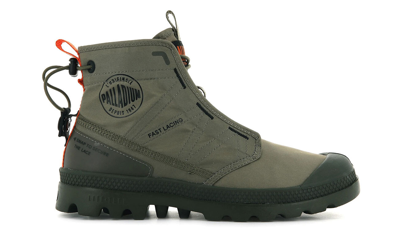 Tenisky Palladium Pampa Travel Lite Dusky Green