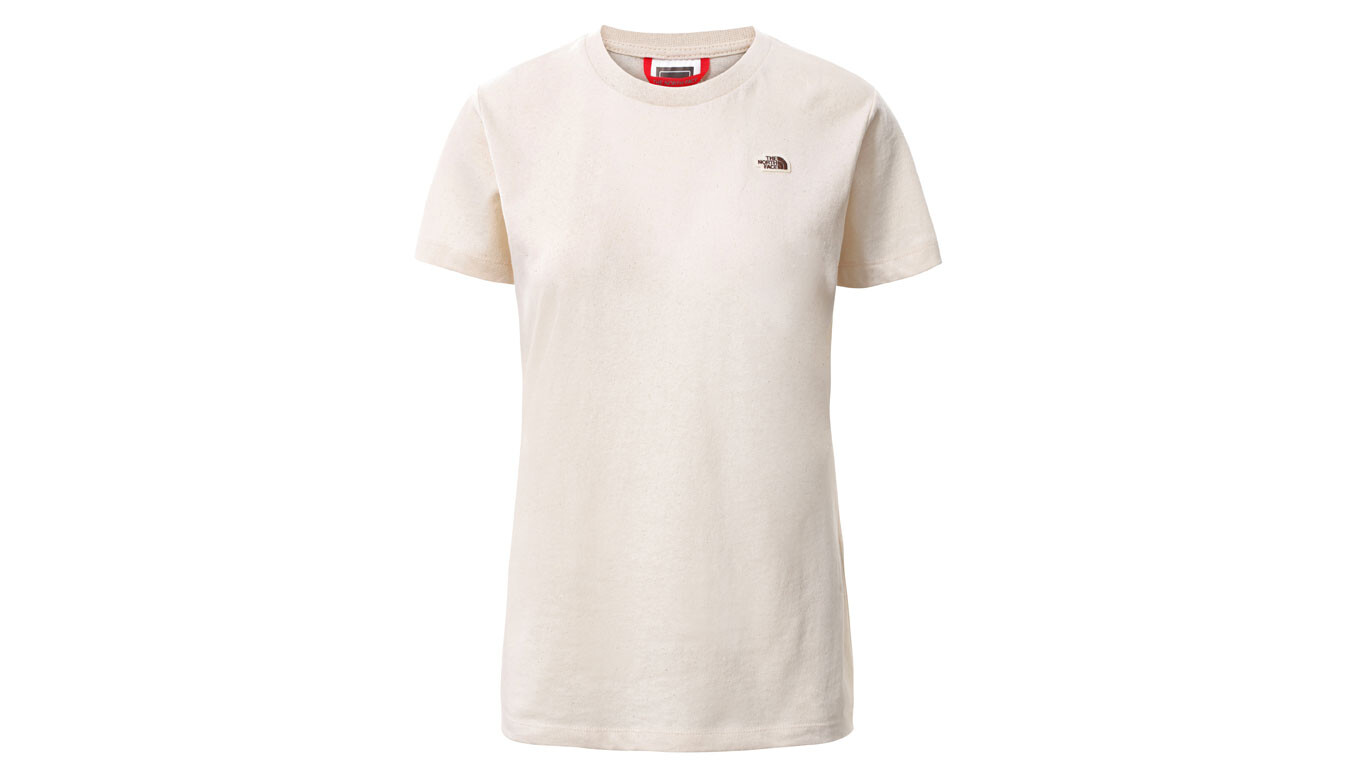 T-Shirt The North Face W S/S Scrap Tee, svetlohnedá