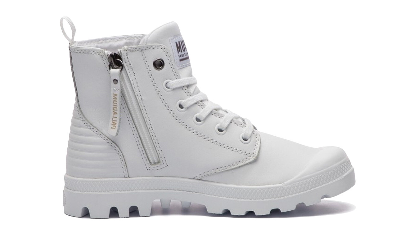 Členkové topánky Palladium HI Z CB U biele