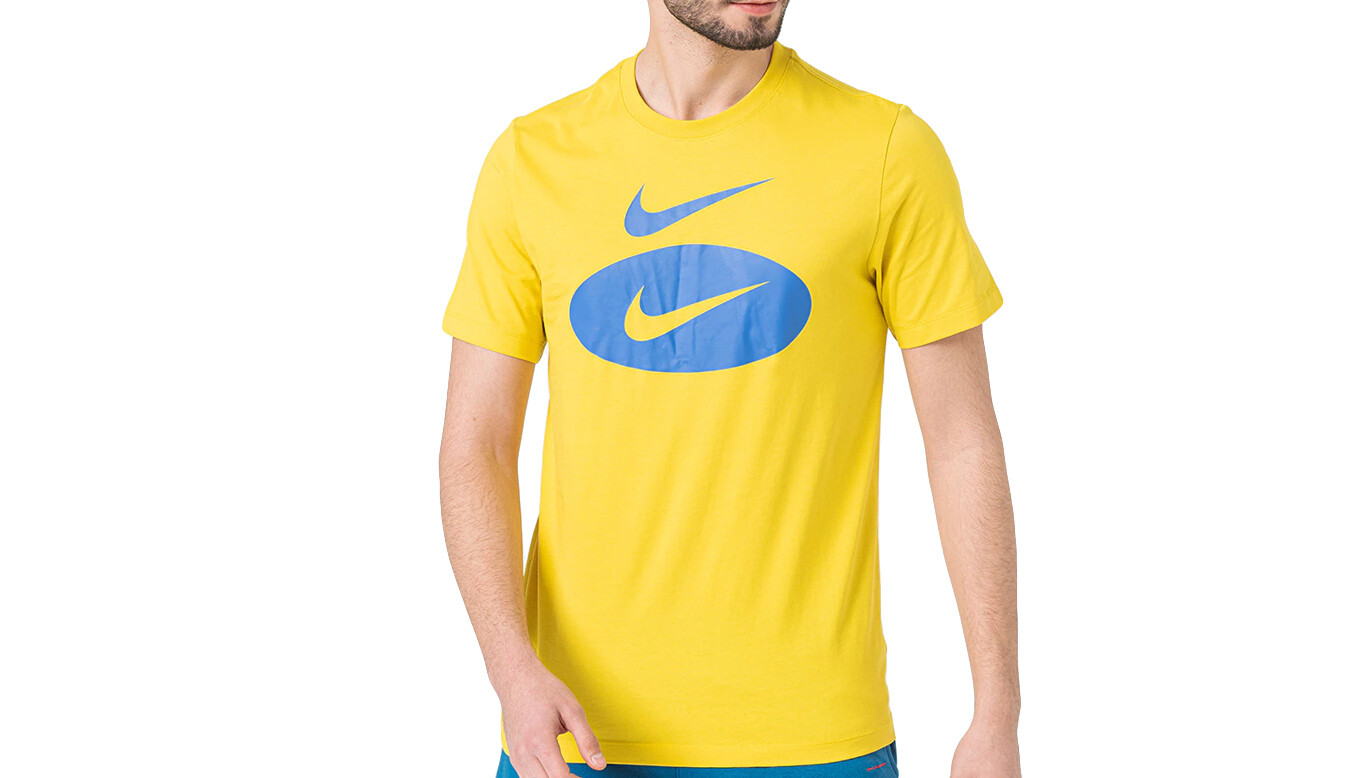 Nike NSW Swoosh Oval tričko žlté