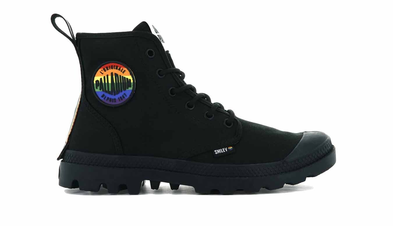 Tenisky Palladium Pampa Smiley Pride čierne