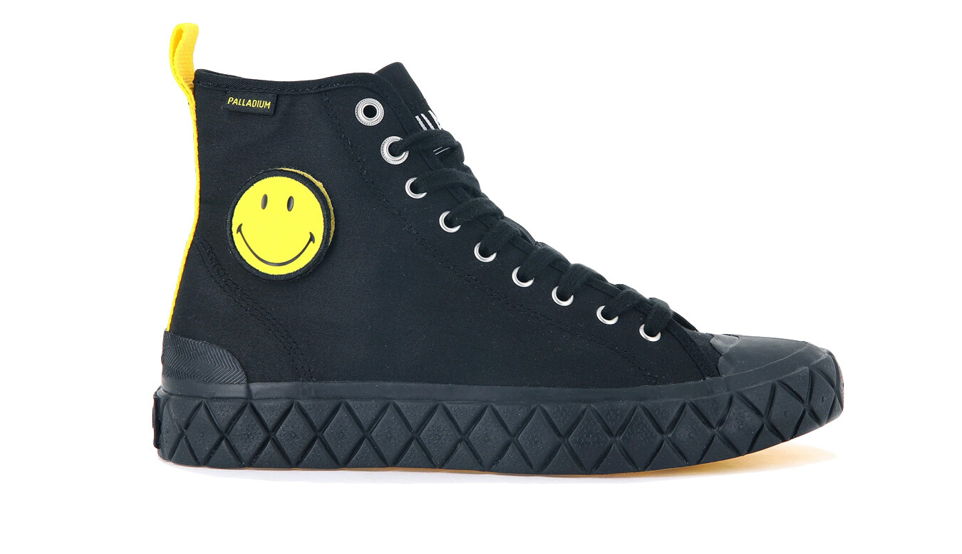 Palladium Palla Ace Smiley Mid Black
