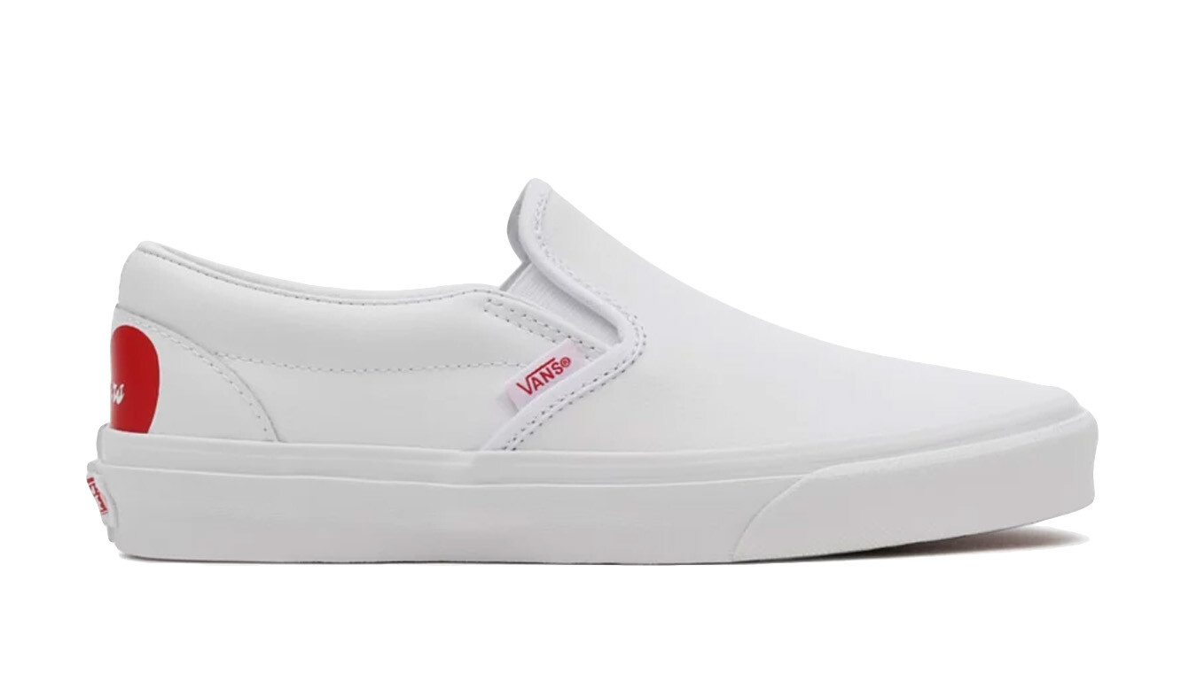 Dámske biele slip-on tenisky Vans