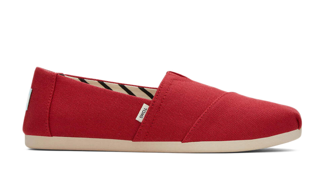 Sneakers Toms Alpargata Recycled Cotton Canvas červené