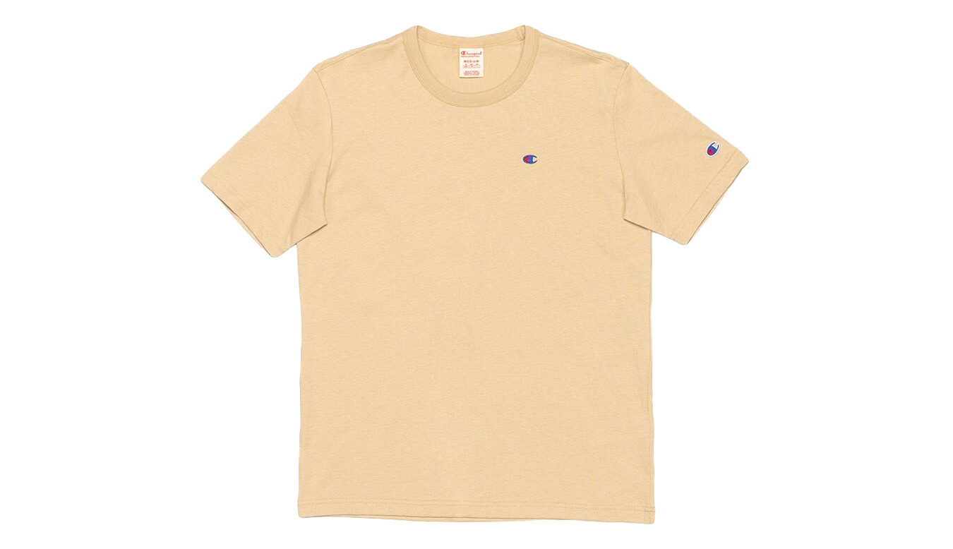 Champion Crewneck T-Shirt Yellow