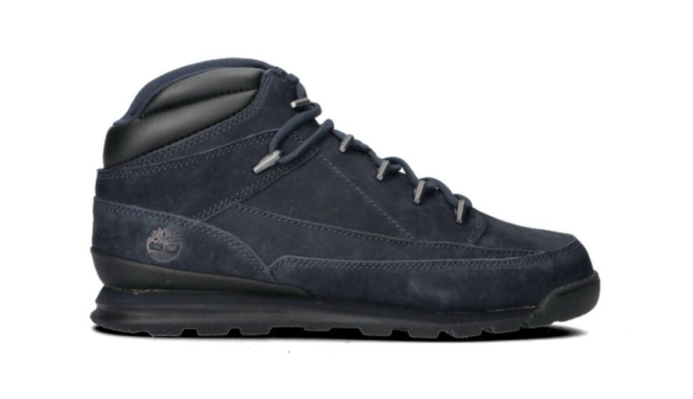 Timberland Euro Rock Mid Hiker modré nubukové topánky