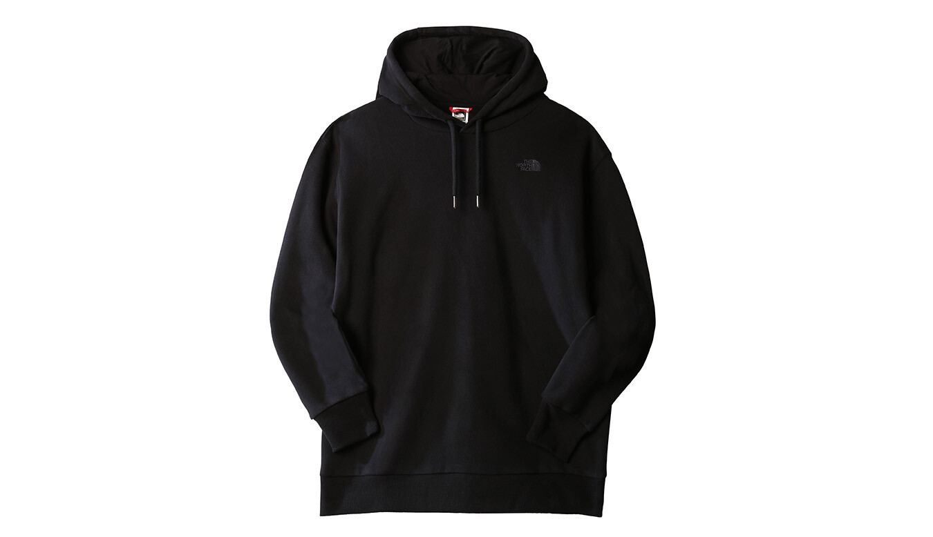 Dámska mikina The North Face s kapucňou, čierna