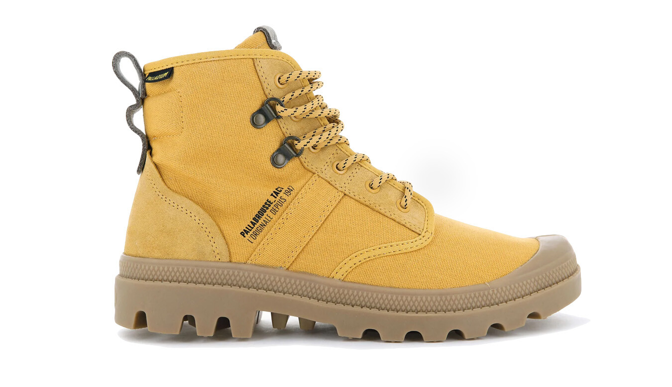Topánky - Palladium Pallabrousse Tactical Yellow