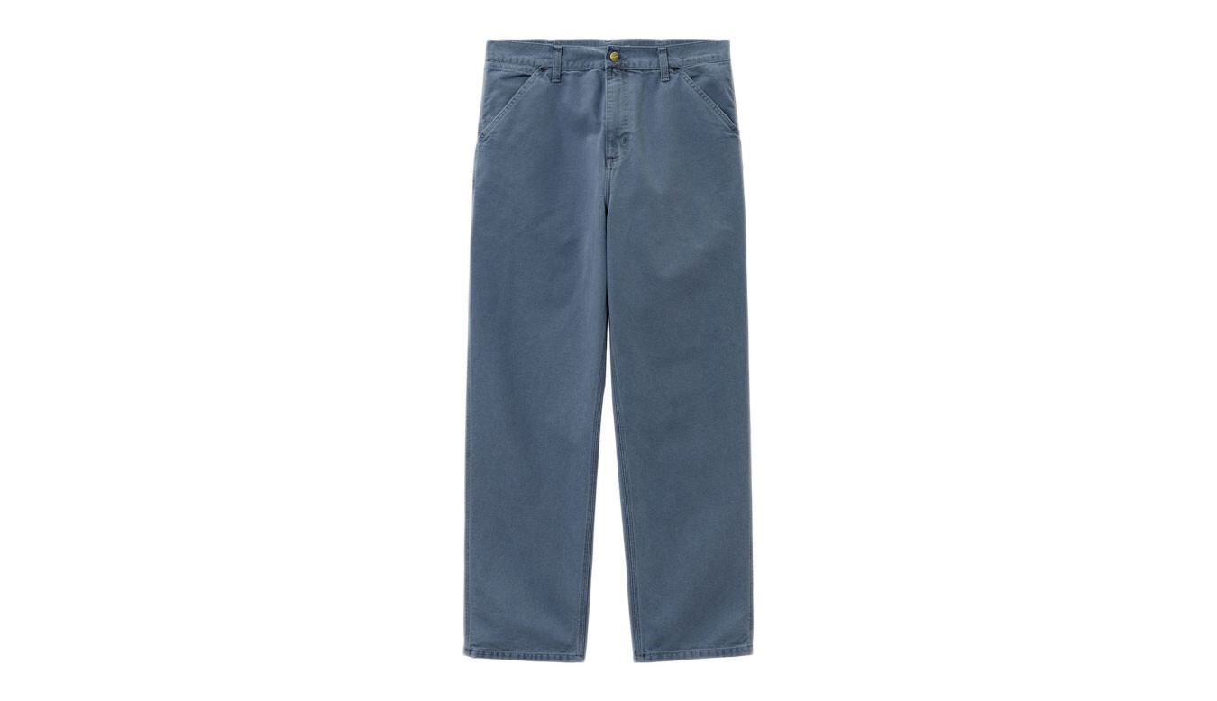 Nohavice Carhartt WIP Single Knee Pant Stone Blue