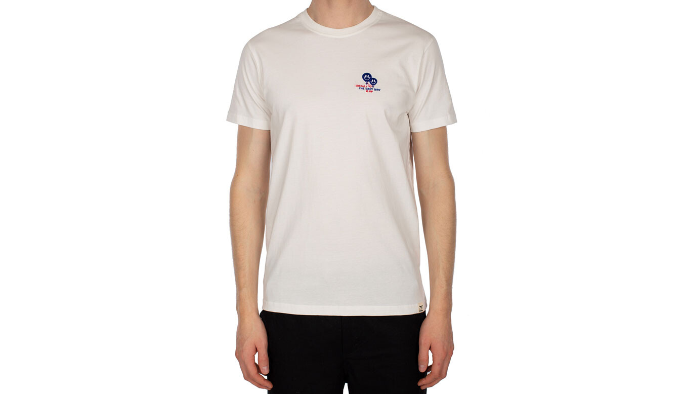 IrieDaily Way Up Emb Tee Off White