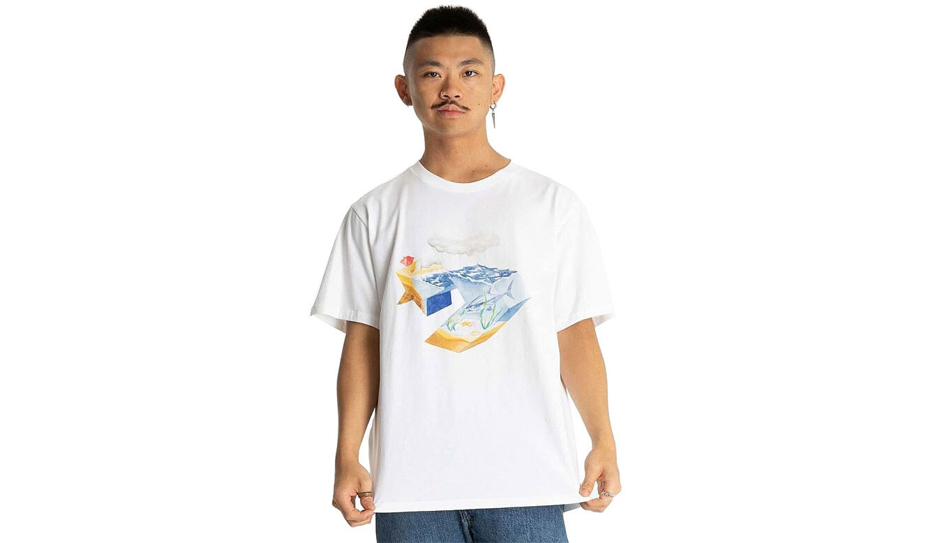 Tričko Converse Star Chevron Ocean T-Shirt