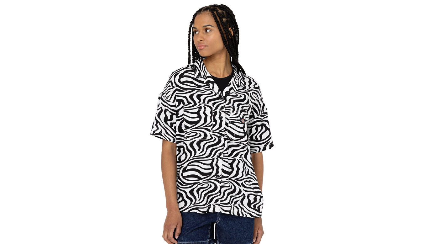 Dámska košeľa Dickies Leesburg Cloud Zebra