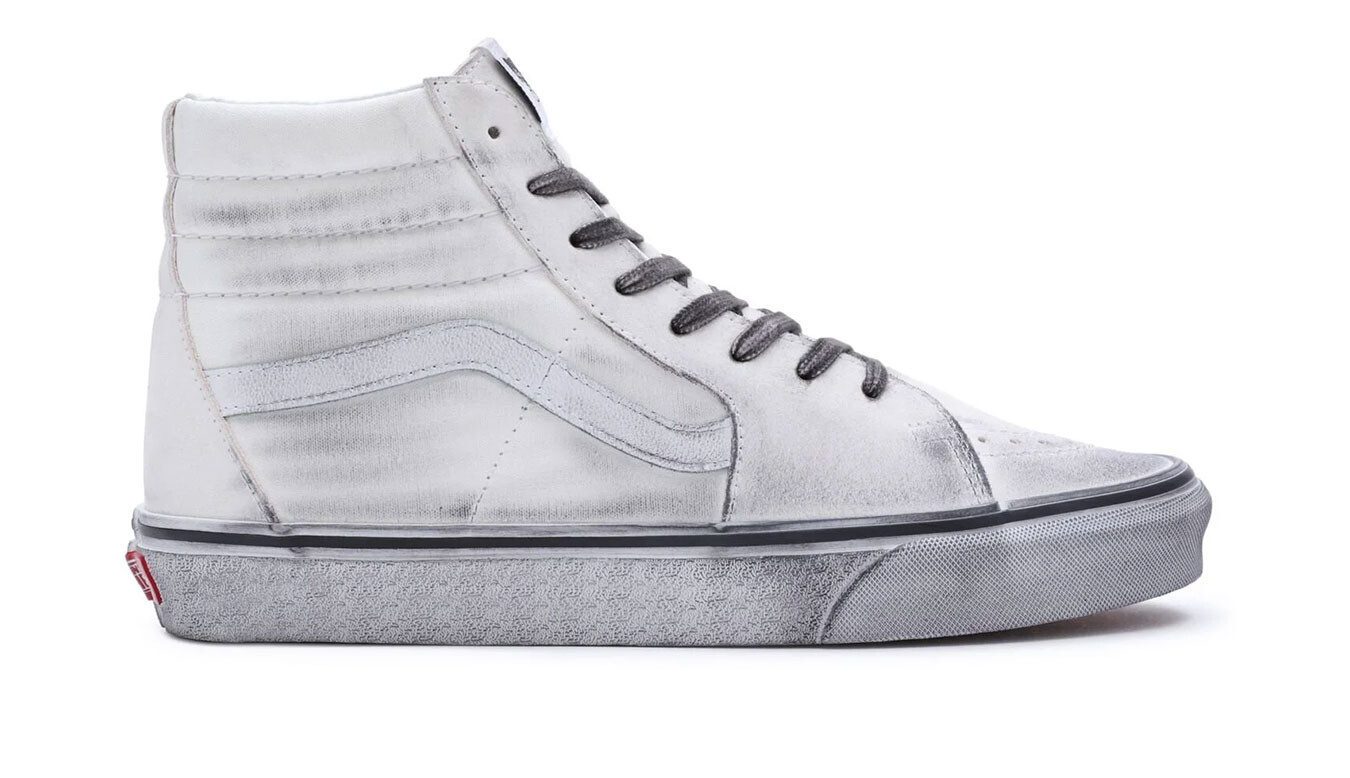 Vysoké tenisky Vans SK-8 Hi White
