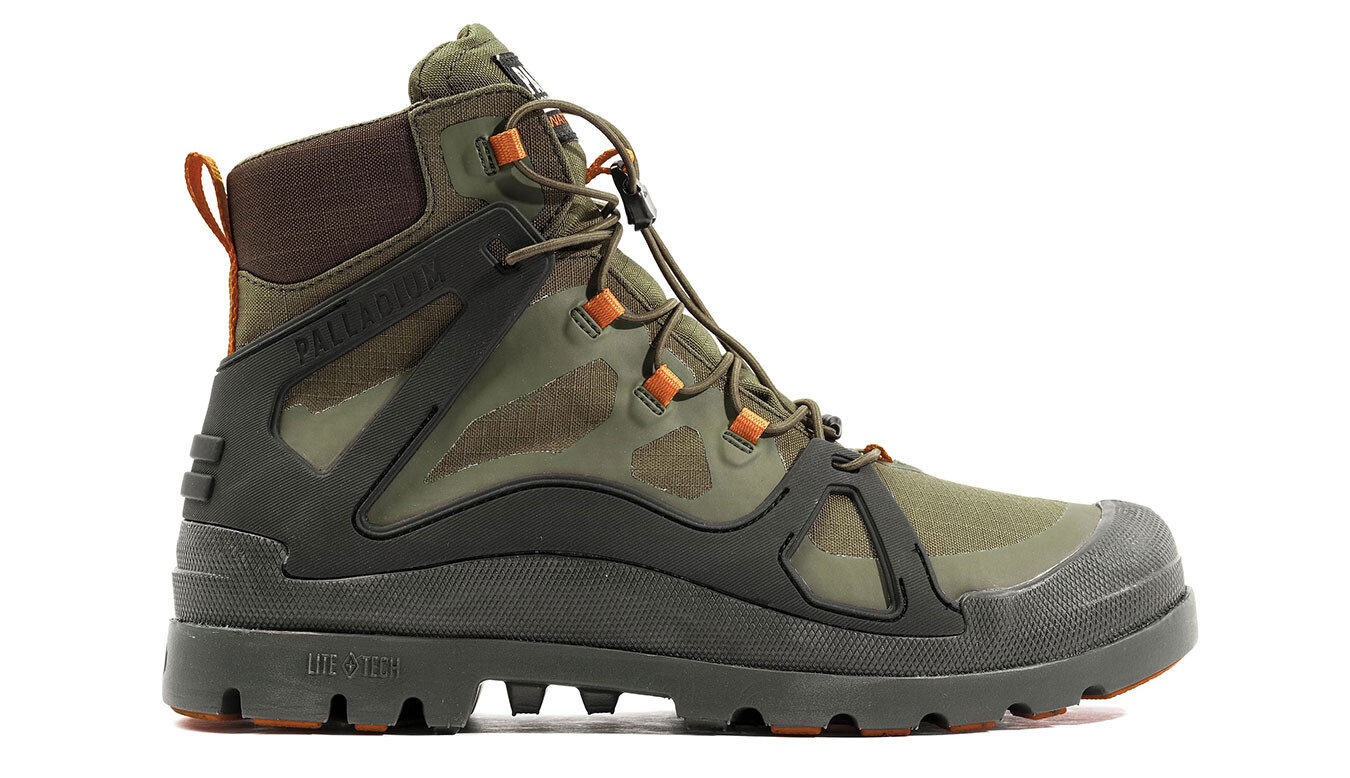 Palladium Pampa Lite+ Cage WP+ Olive
