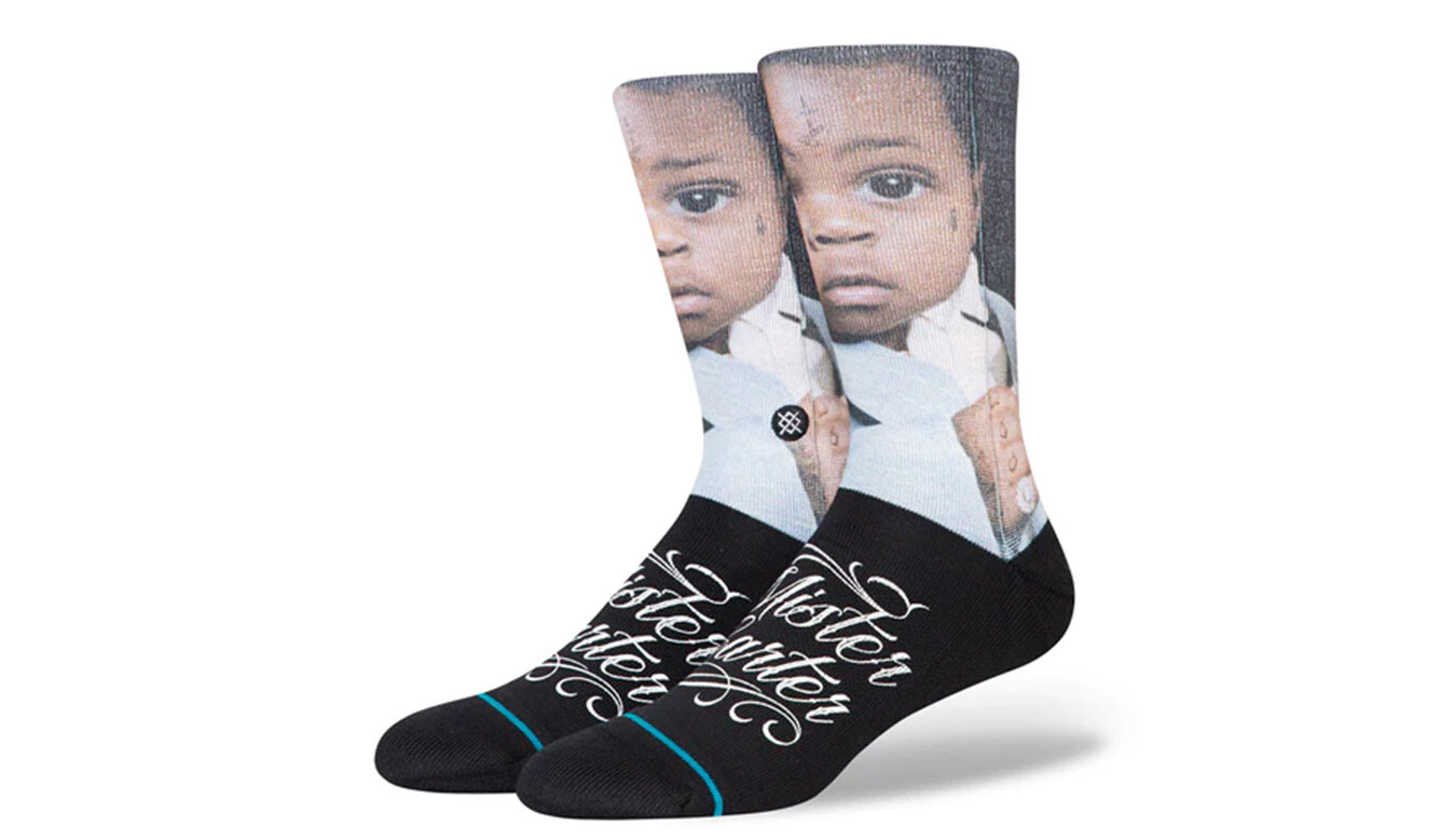 Ponožky Stance Mister Carter Crew Black