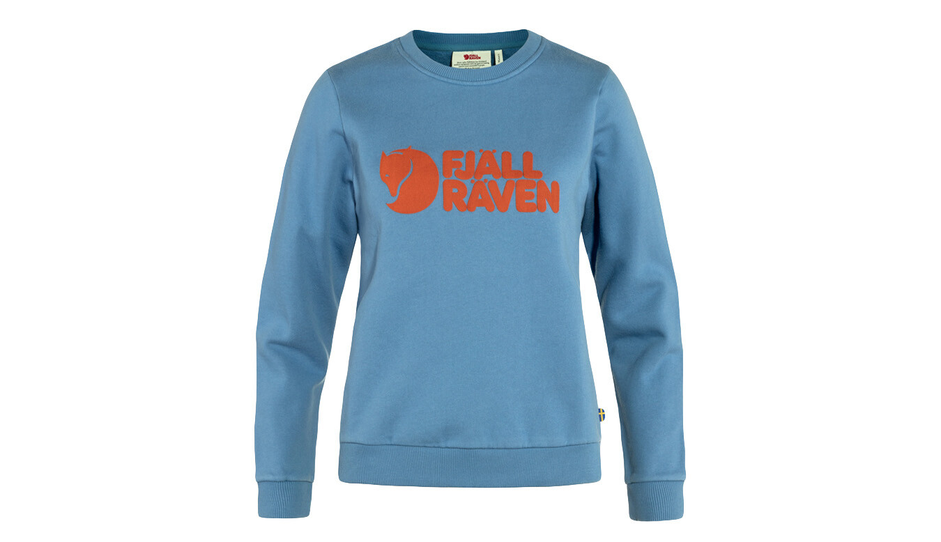 Fjällräven Logo Sveter W Dawn Blue