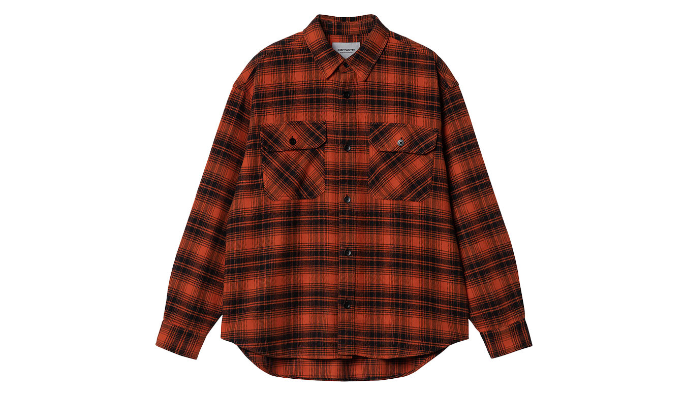 Košeľa Carhartt WIP L/S Krenz Brick Red