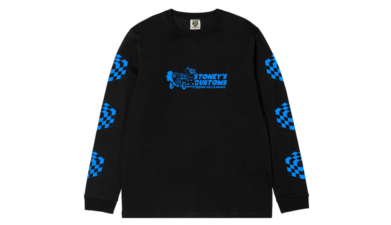 Čierne tričko The Dudes Stoneys Custom s dlhým rukávom