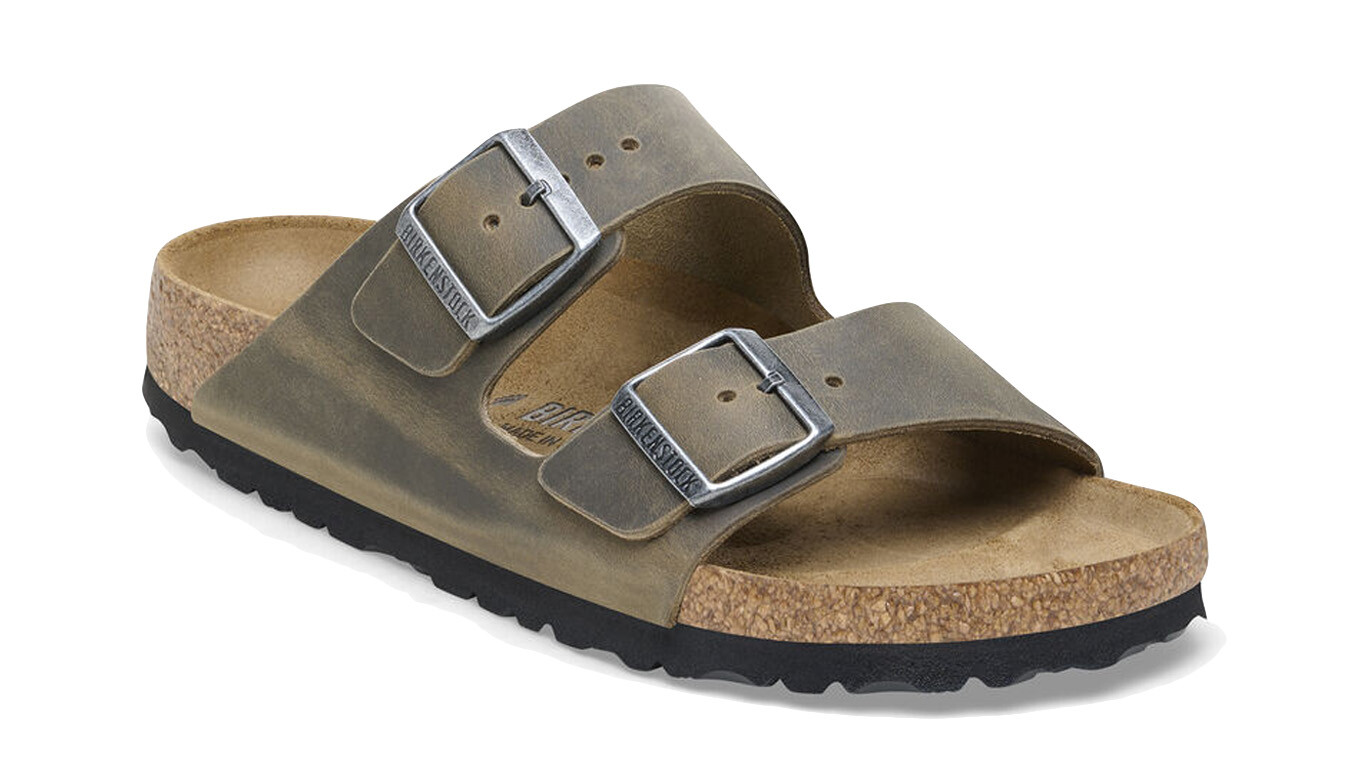 Sandále Birkenstock Arizona úzke zelené