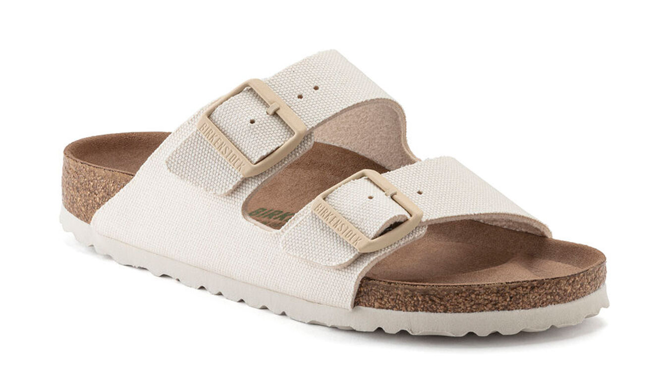 Biele sandále Birkenstock Arizona Vegan