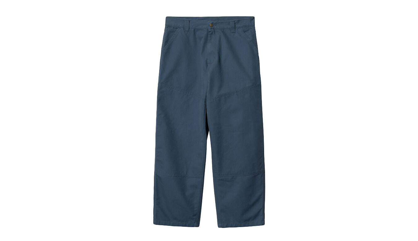 Nohavice - Carhartt WIP Wide Panel Pant Blue