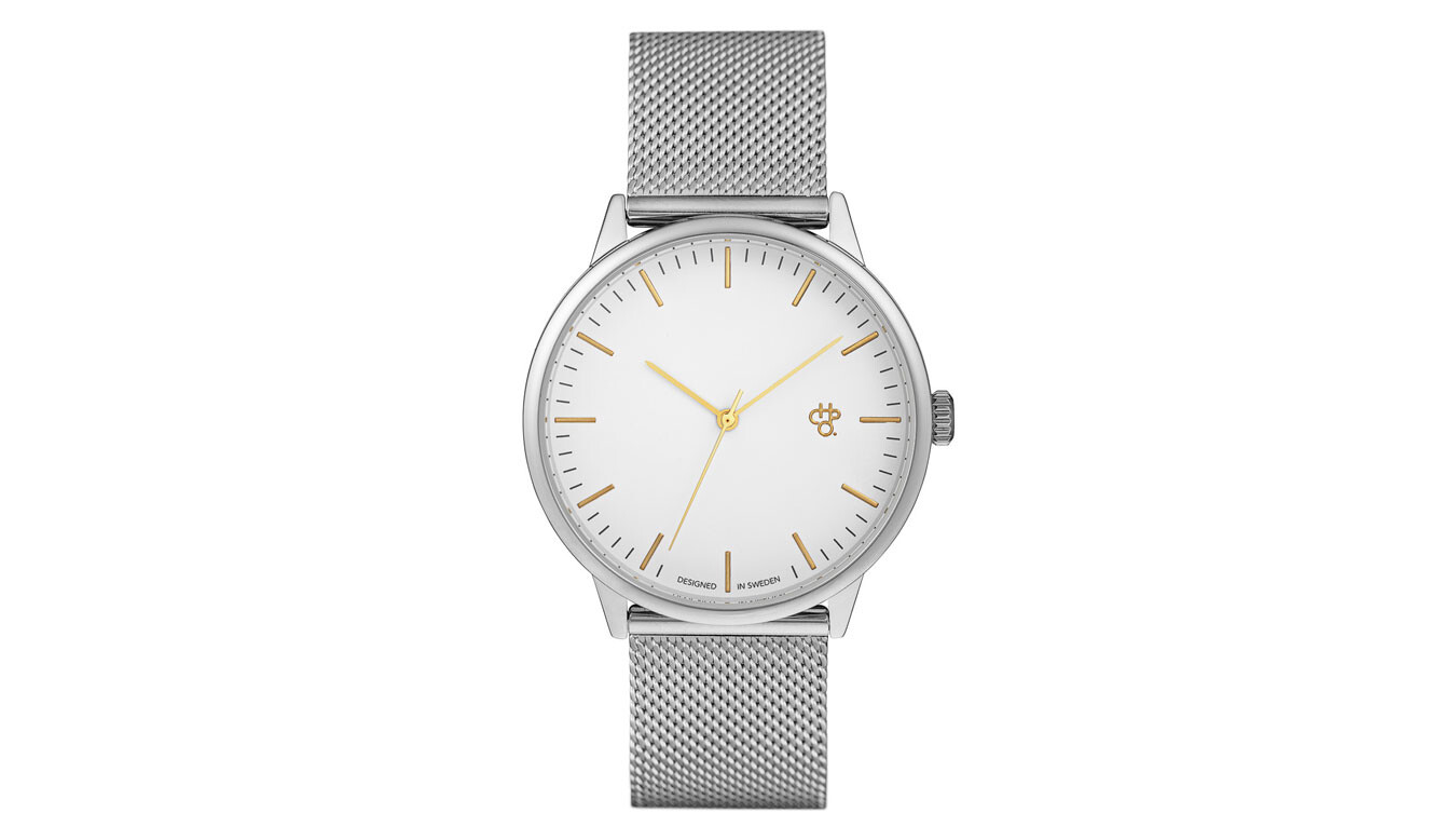 Hodinky CHPO Nando Silver & Gold Grey