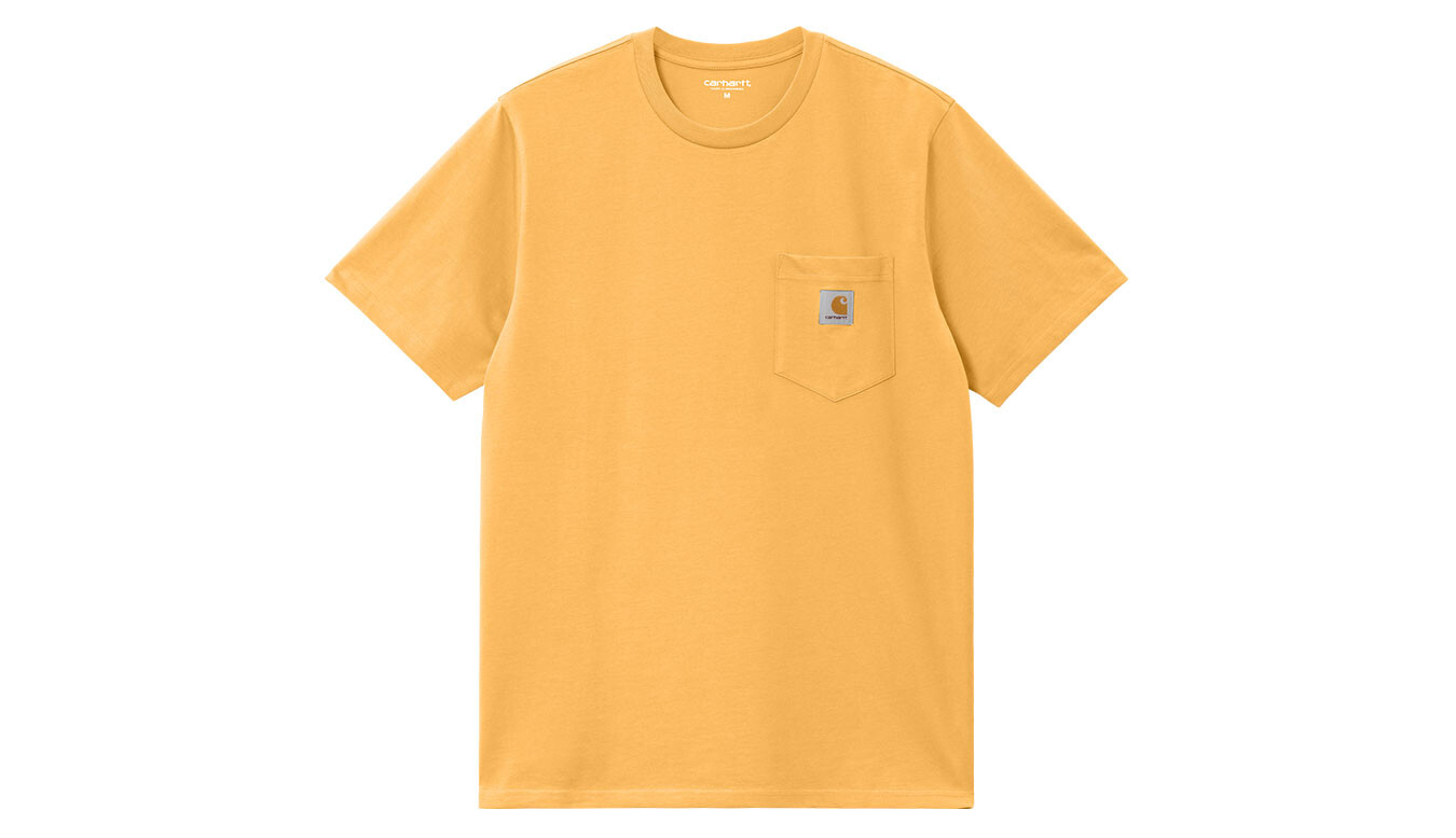 Carhartt WIP tričko s vreckom Winter Spice