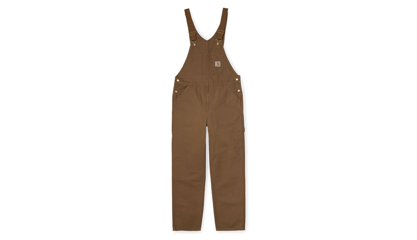 Pracovné nohavice Carhartt WIP Bib Overall Hamilton Brown