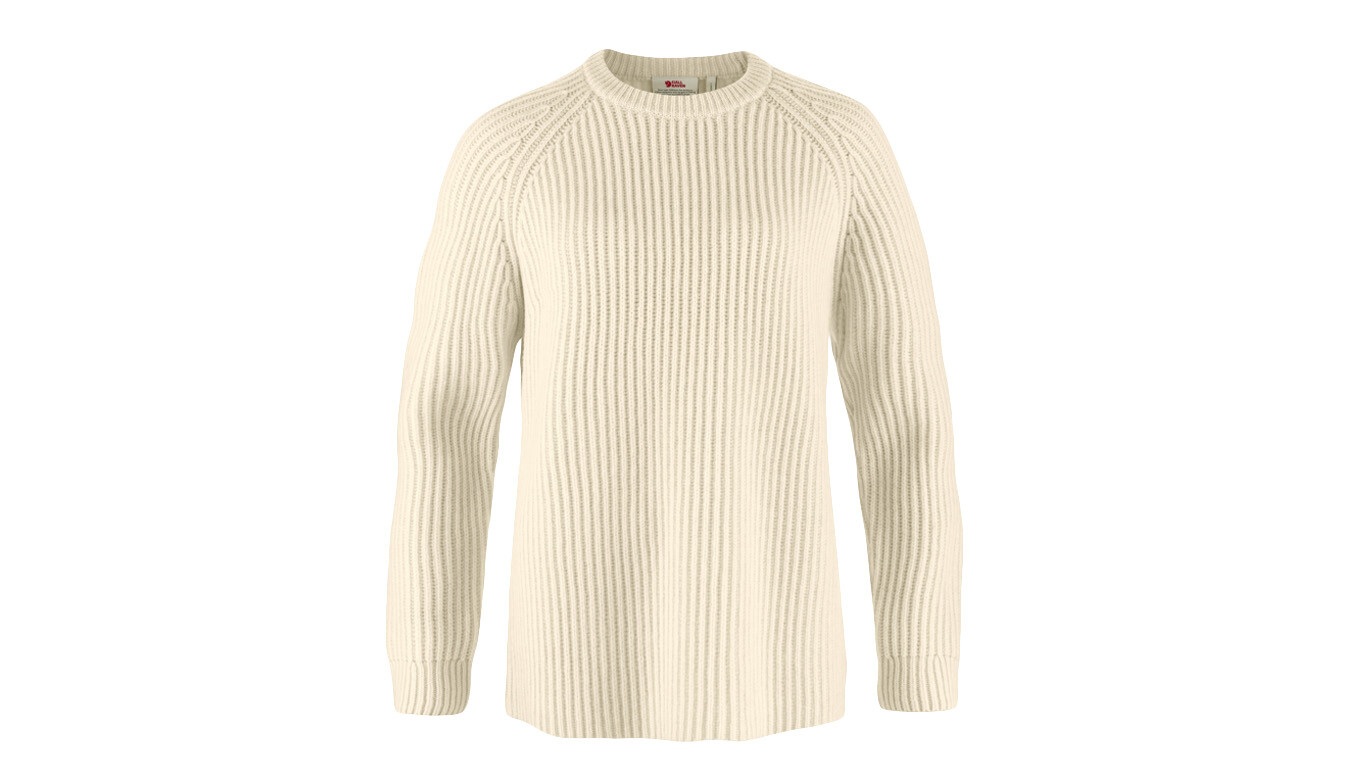 Fjällräven Övik Rib Sveter W Offwhite