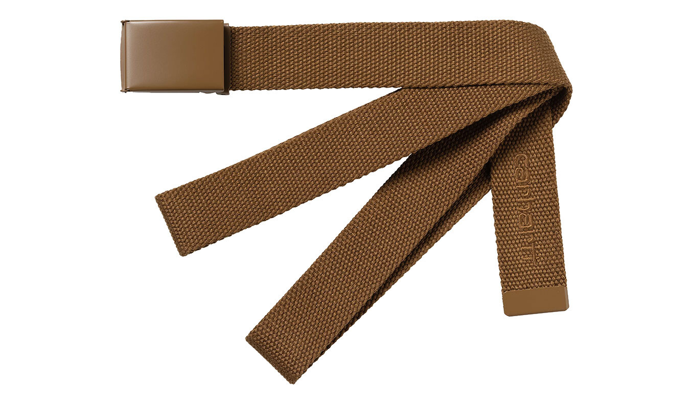 Hnedý opasok Carhartt WIP Script Belt