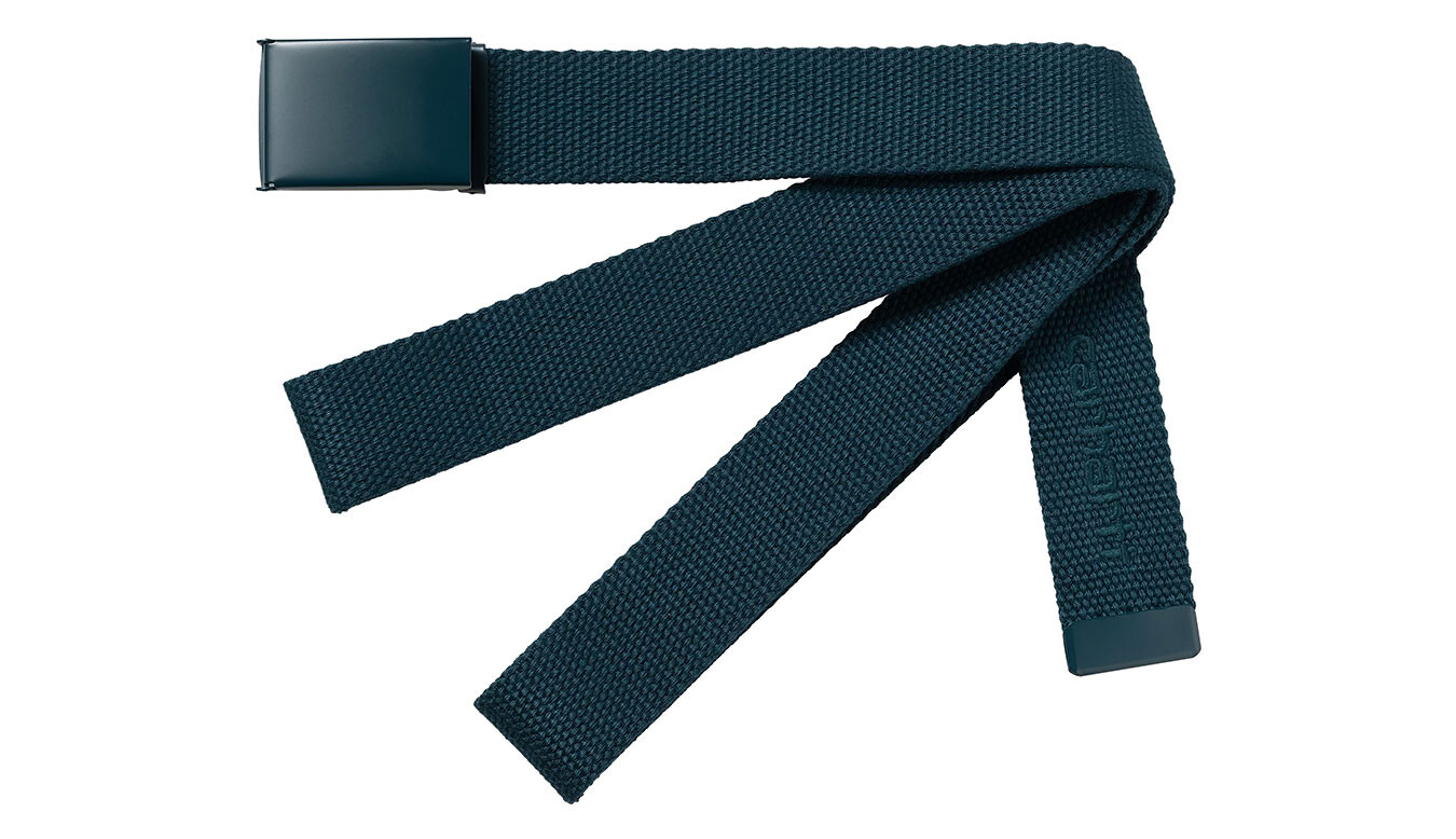 Opasok Carhartt WIP Script Belt Modrá