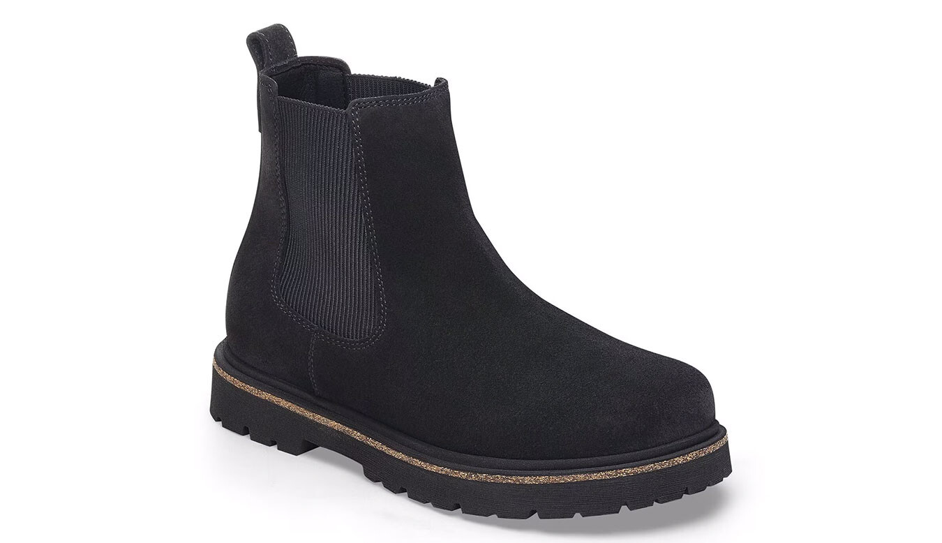 Birkenstock Highwood Slip On semišové topánky čierne