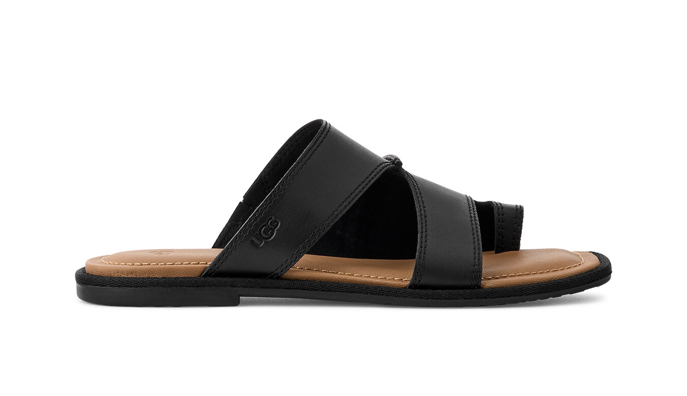 Hnedé kožené sandále UGG Matira