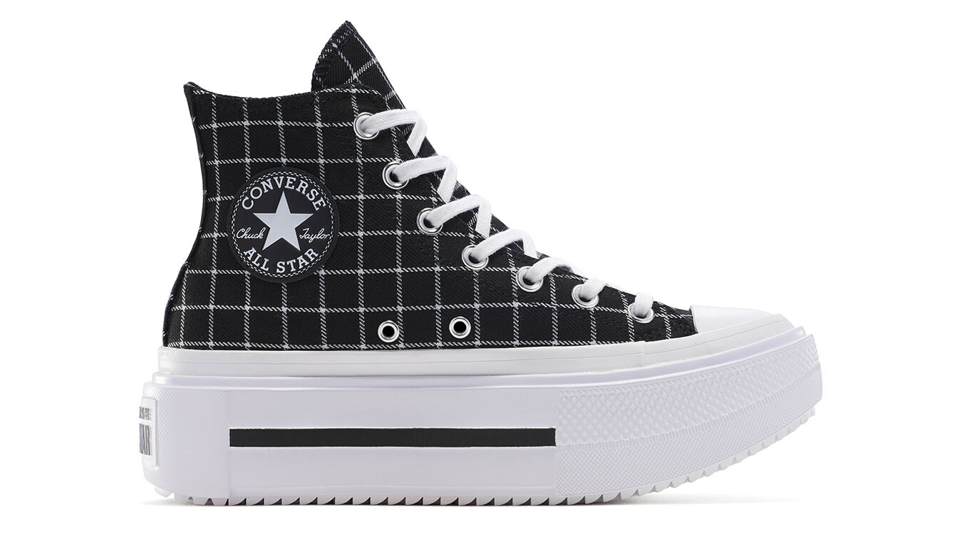 Converse Chuck Taylor All Star Lift Platform Kockované