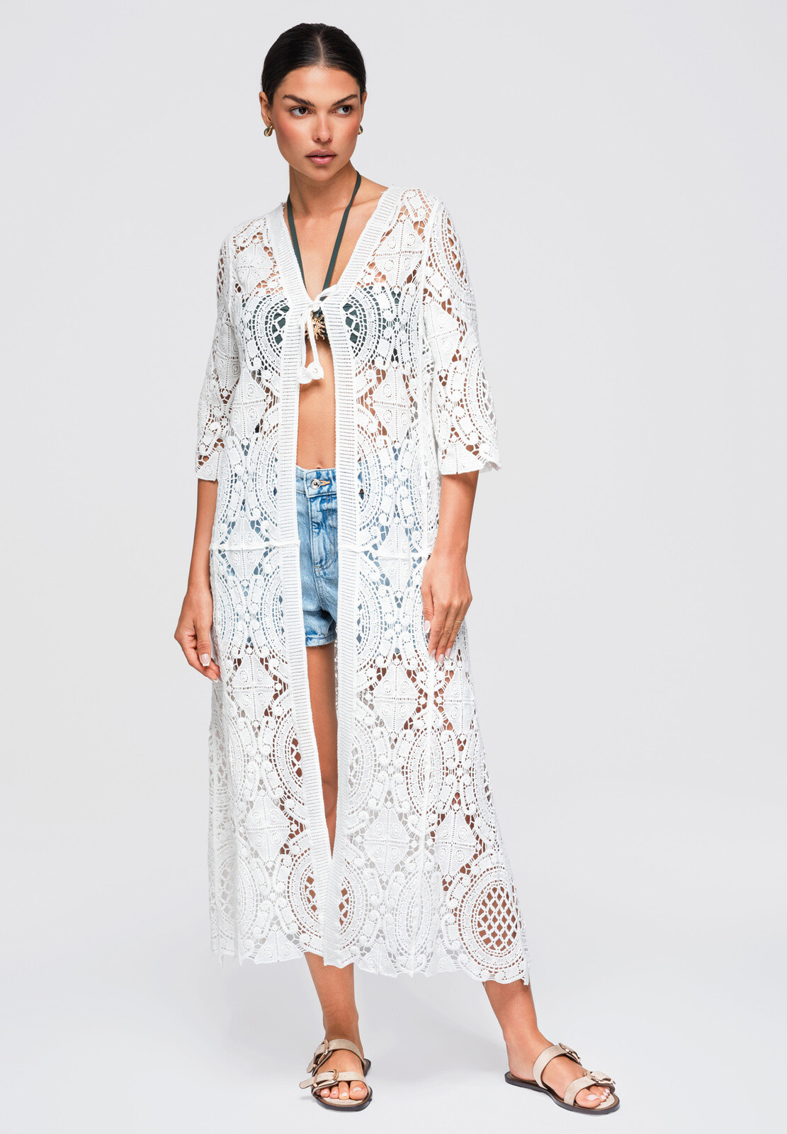 Dámske dlhé kimono Ombre