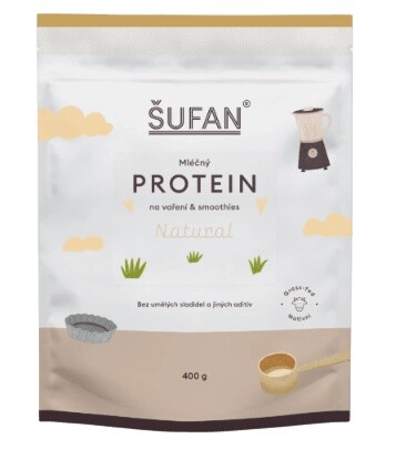 Šufan mléčný protein na vaření a smoothies 400 g - natural