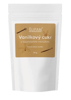 Šufan vanilkový cukr s ugandskou vanilkou 50 g
