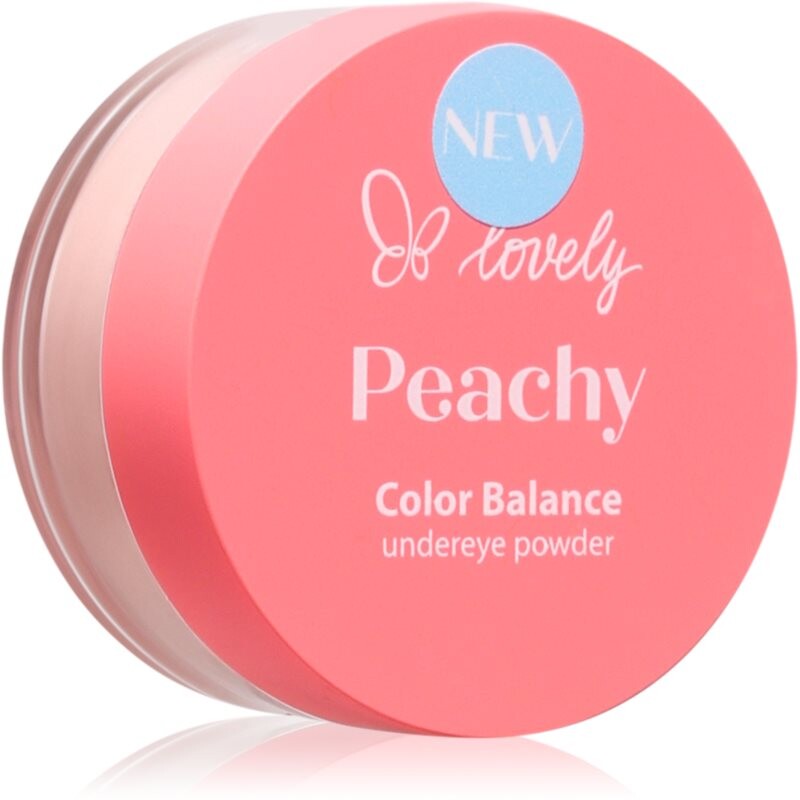 Lovely Peachy Color Balance Undereye Powder sypký púder odtieň Peach 3.5 g