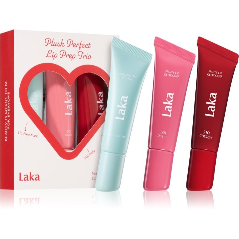 Laka Plush Perfect Lip Prep Trio darčeková sada na pery