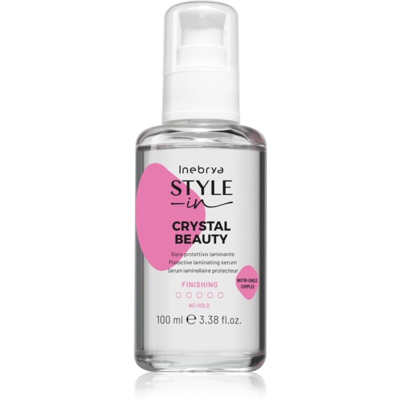 Inebrya Style-In Crystal Beauty ochranný fluid na lesk a hebkosť vlasov 100 ml