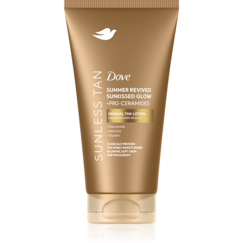 Dove Summer Revived Sunless Tan samoopalovacie mlieko odtieň Dark 75 ml