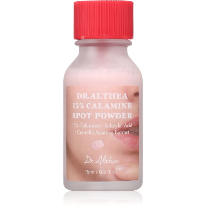 Dr. Althea 15% Calamine Spot Powder lokálna starostlivosť proti akné s upokojujúcim účinkom 15 ml