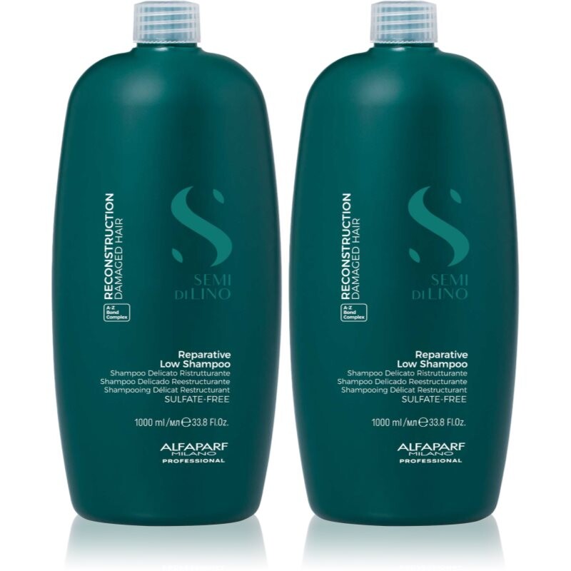 Alfaparf Milano Semi di Lino Reconstruction Shampoo duo Kit sada pre poškodené vlasy