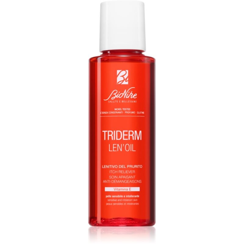 BioNike Triderm Len'oil upokojujúci olej proti podráždeniu a svrbeniu pokožky 100 ml