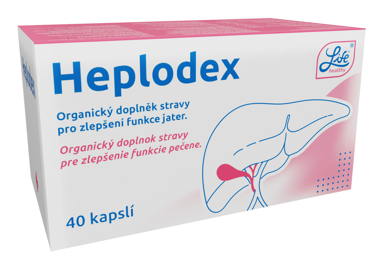 TECHNO LIFE Healthy Life Heplodex 40 kapslí