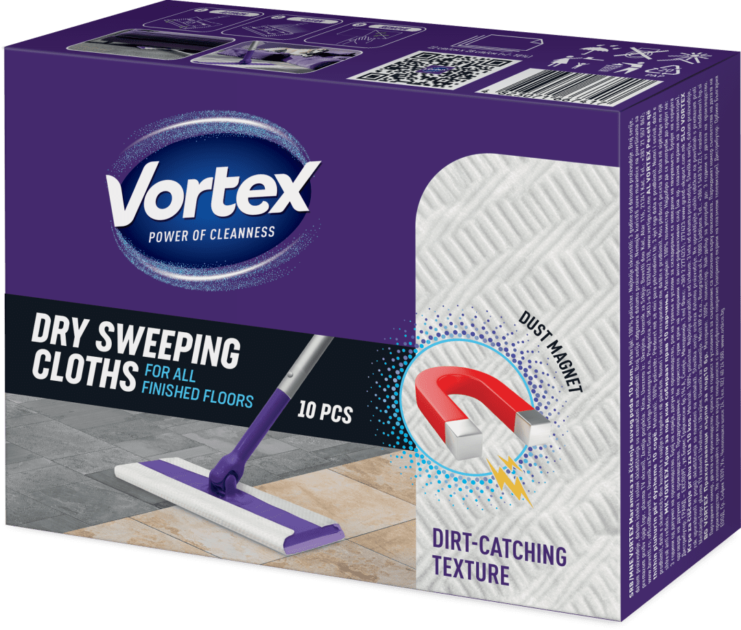 VORTEX Náhradné suché utierky na mop