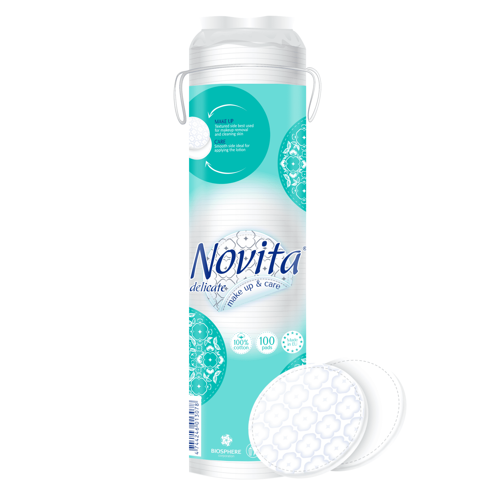NOVITA Delicate Bavlnené odličovacie tampóny