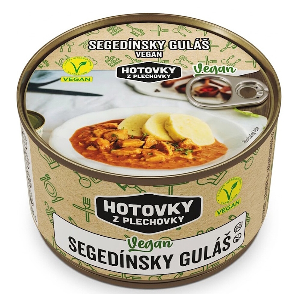 HOTOVKY Z PLECHOVKY Vegan segedínsky guláš 3 porcie